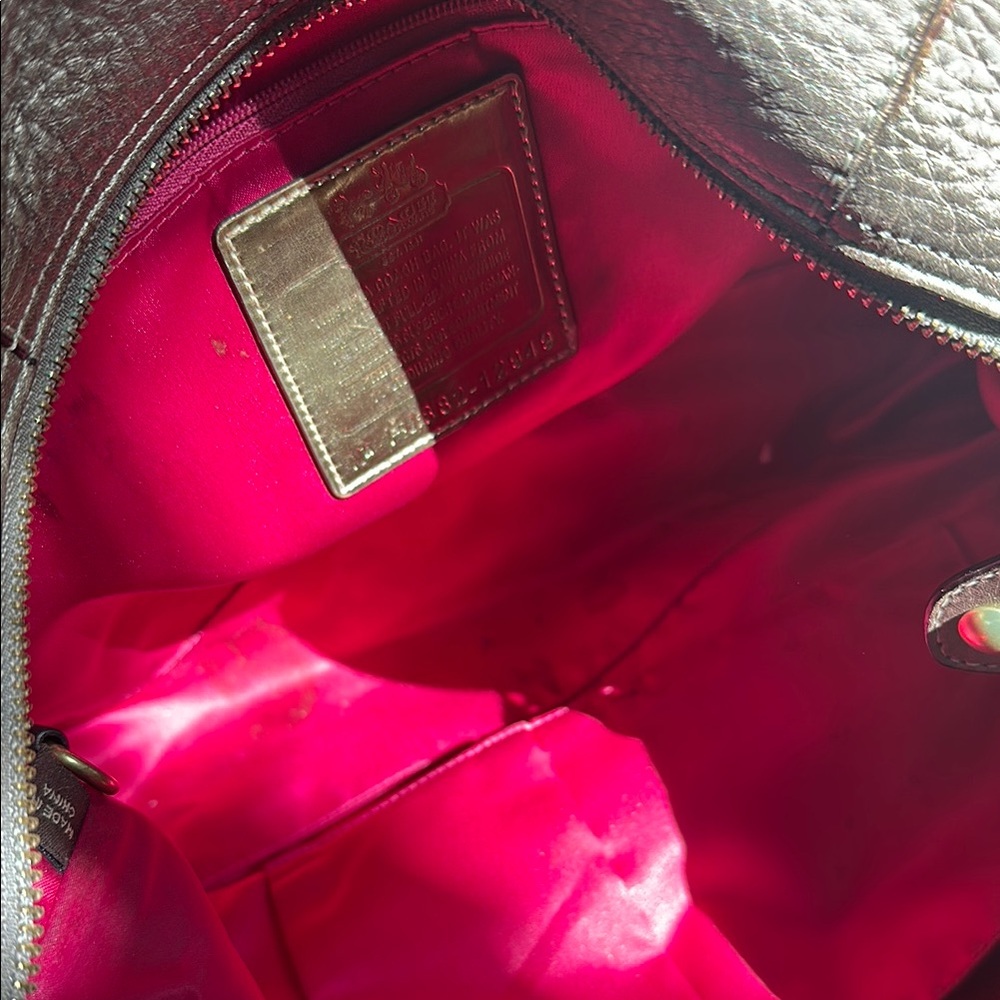 Coach Gold Purse - Picture 3 of 6